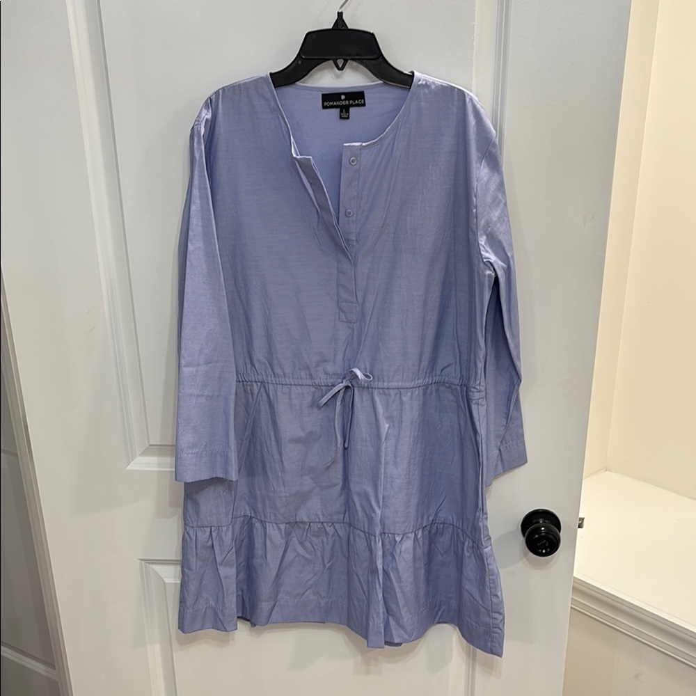 Tuckernuck Pomander Place Chambray Lucy dress, size large